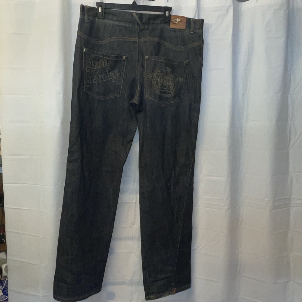 Men's Vintage Y2K Jean Junky Premium Denim‎ Embroidered Jeans 40x36